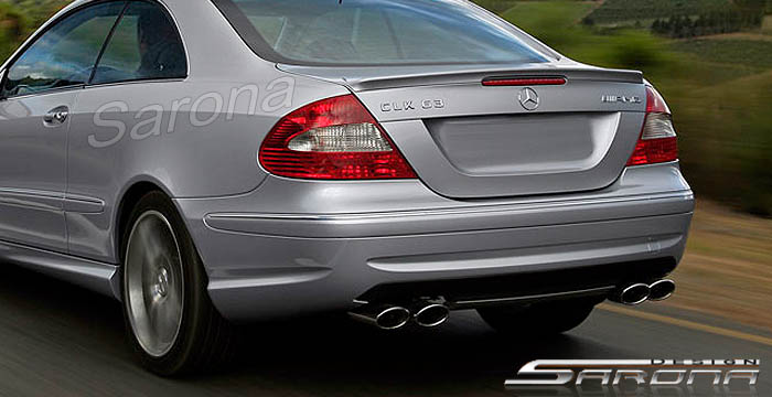 Custom Mercedes CLK Rear Bumper  Coupe & Convertible (2003 - 2009) - $690.00 (Part #MB-009-RB)